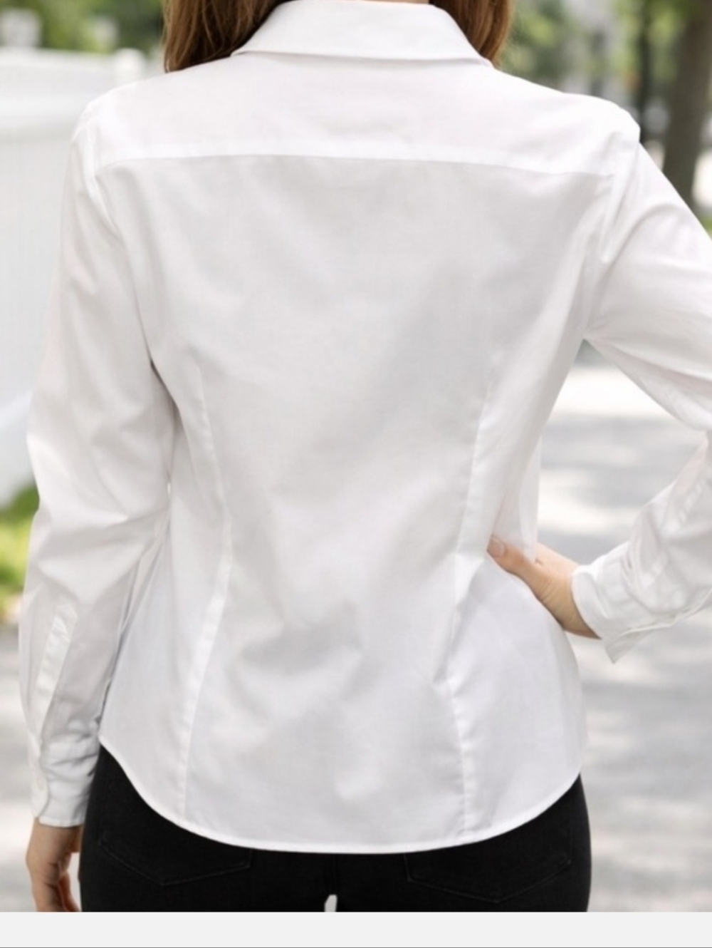 Charter Club White Button-Down Shirt - Picture 2 of 8